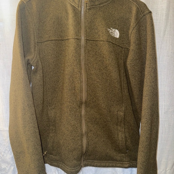 The North Face Olive Green Fleece Jacket. Men’s M. Women’s L. - Picture 1 of 4